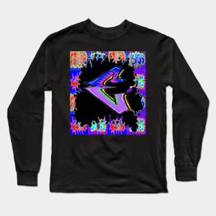 graffiti initials monogram alphabet letter Long Sleeve T-Shirt